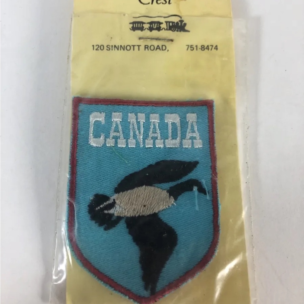 Canada Goose Patch original embroidered Traveltime Canada: Sealed